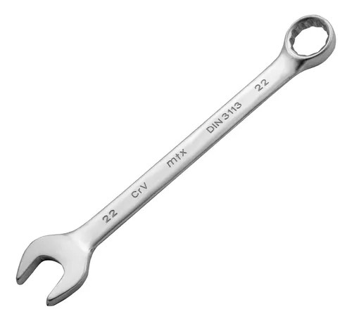 CHAVE COMBINADA 22MM CRV CROMO FOSCO  MTX