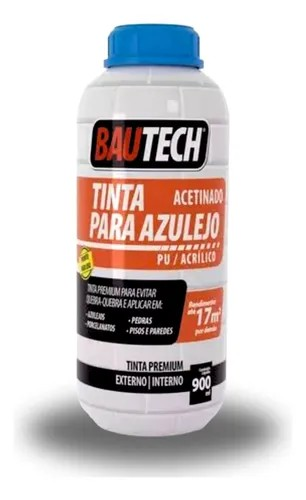 TINTA PARA AZULEJO ACETINADO 900ML BAUTECH