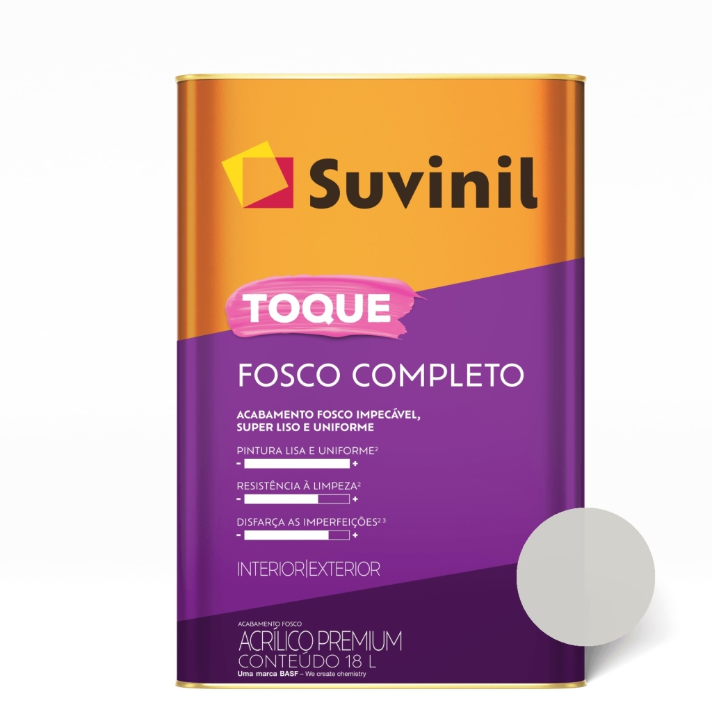 TINTA ACRÍLICA FOSCO COMPLETO CROMIO 18L SUVINIL