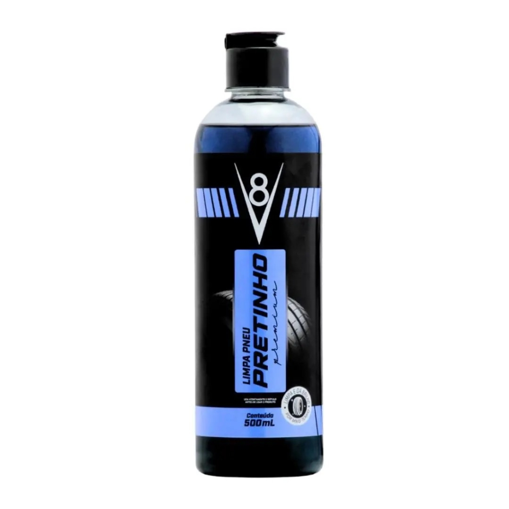 LIMPA PNEU PRETINHO 500ML V8