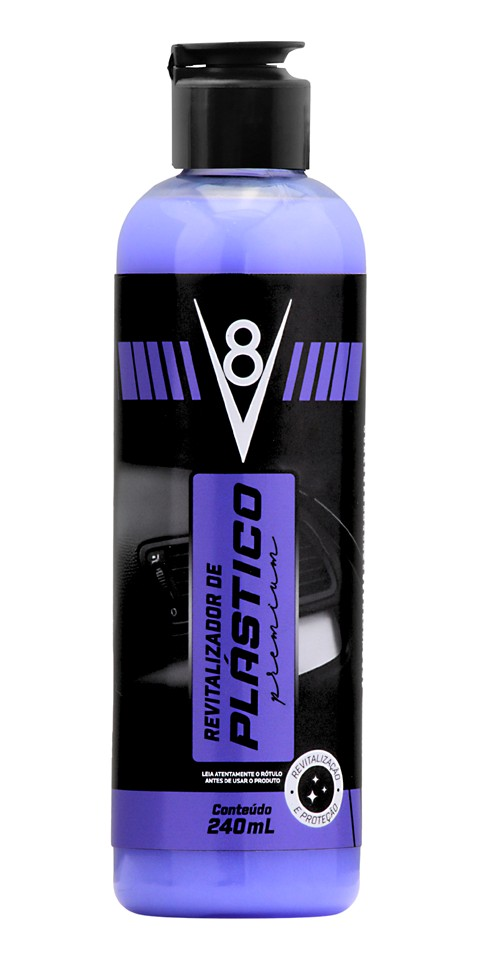 REVITALIZADOR DE PLASTICO 240ML V8