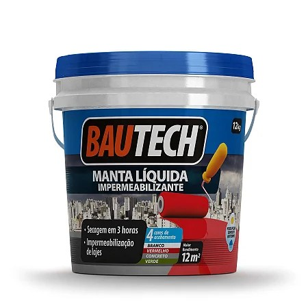 MANTA LIQUIDA 12KG CINZA BAUTECH