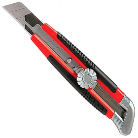 ESTILETE LAMINA RETRATIL 18MM PONTA METAL MTX