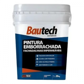 TINTA EMBORRACHADA 20KG BRANCA BAUTECH