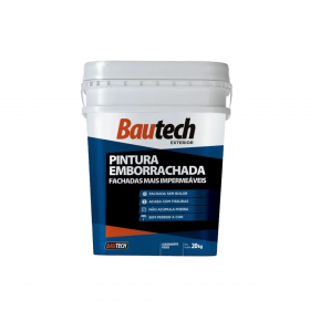 TINTA EMBORRACHADA 20KG PLATINA BAUTECH