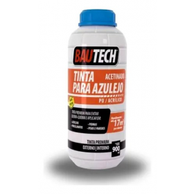 TINTA PARA AZULEJO ACETINADO 900ML BAUTECH
