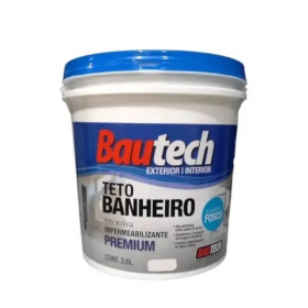 TINTA PARA TETO BANHEIRO IMPERMEABILIZANTE 3.6L BAUTECH
