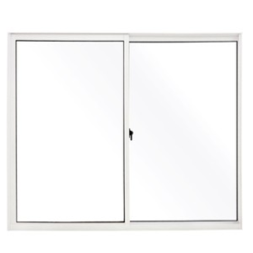 VITRÔ 2FOLHAS 1FIXA 1MÓVEL 80X100 FORTLINE 2701 BRANCO ATLANTICA