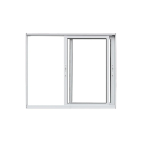 VITRÔ 2FOLHAS 1FIXA 1MÓVEL 80X120 FORTLINE 2702 BRANCO ATLANTICA
