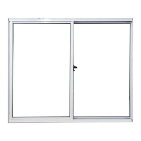 VITRÔ 2FOLHAS 1FIXA 1MÓVEL 100X120 FORTLINE 0167 BRANCO ATLANTICA