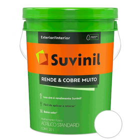 TINTA ACRILICA RENDE COBRE MUITO BRANCO 20 LTS SUVINIL