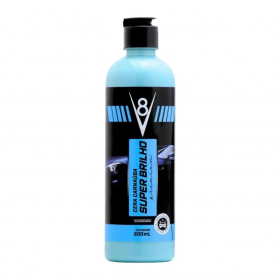 CERA CARNAUBA SUPER BRILHO 500ML  V8