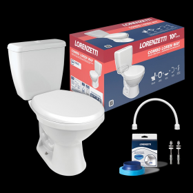 COMBO BACIA  C/ CAIXA ACOPL WAY BCO LORENZETTI - UN