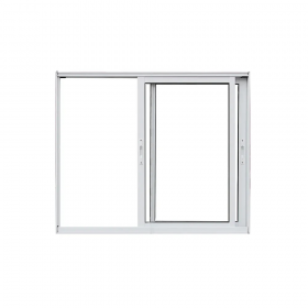 VITRÔ 2FOLHAS 1FIXA 1MÓVEL 80X120 FORTLINE 2702 BRANCO ATLANTICA